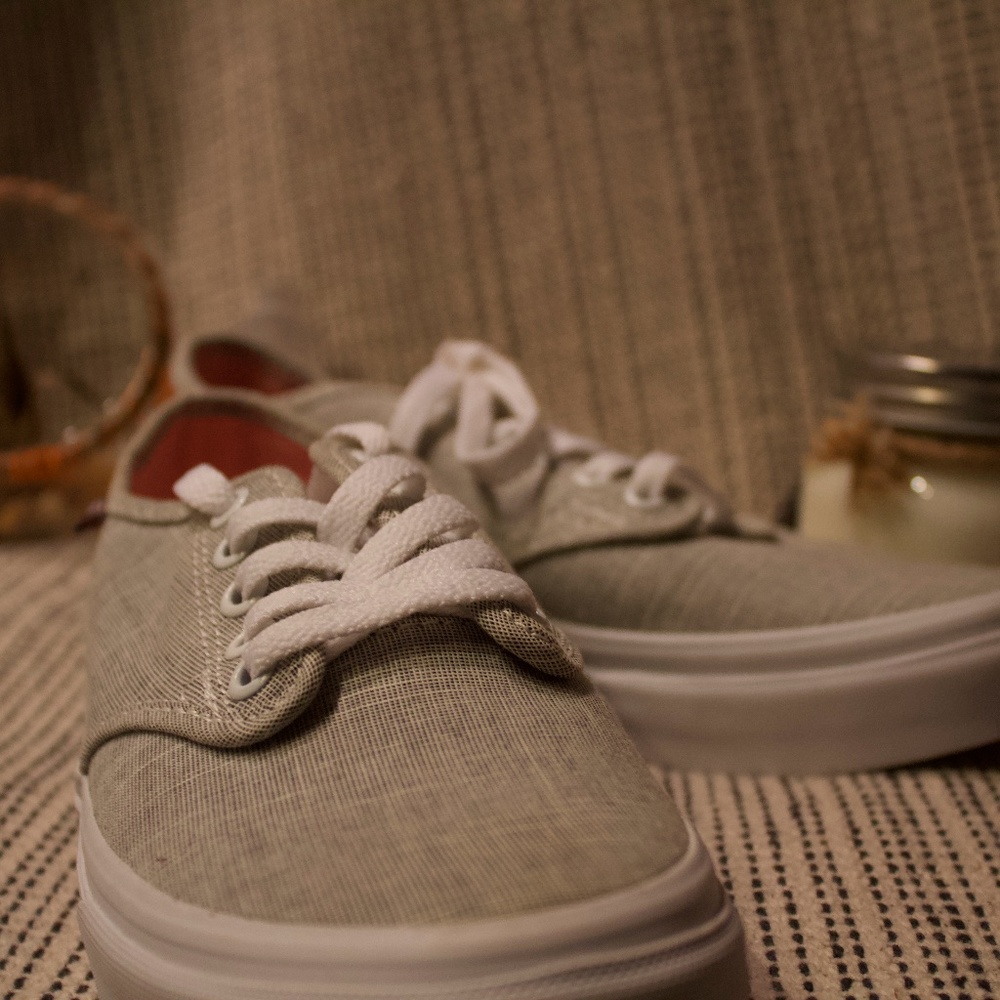 Canvas vans grey sneakers